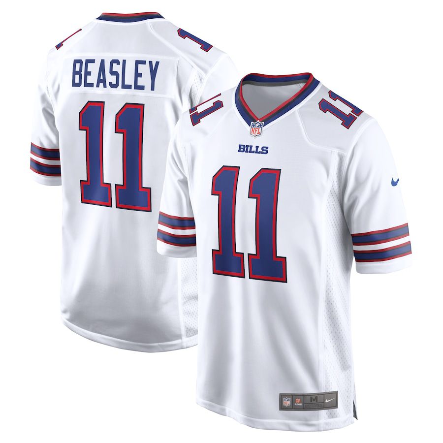 Men Buffalo Bills #11 Cole Beasley Nike White Game NFL Jersey